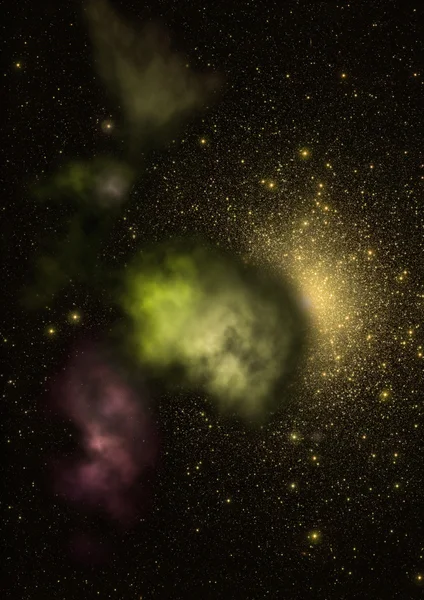 Petite partie d'un champ stellaire infini — Photo