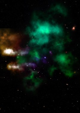 varlık parlıyordu Bulutsusu