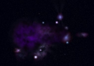 varlık parlıyordu Bulutsusu