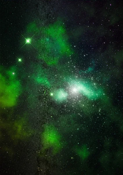 Som lyste nebulosa Stockbild