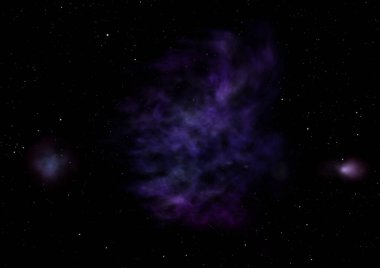 Parlayan ve uzaya karşı yıldız alanı olmak.