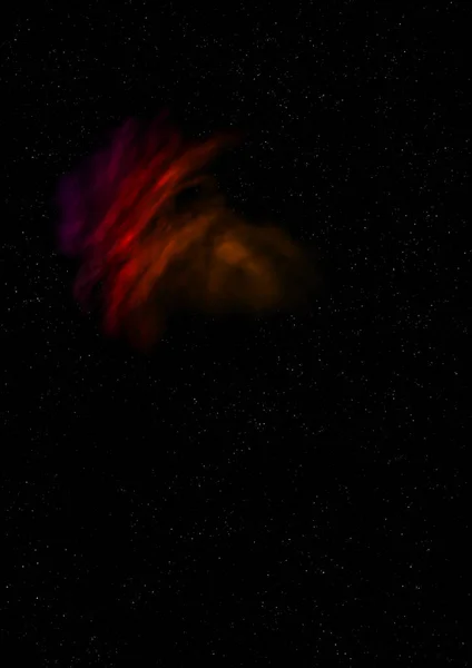 宇宙中无限星域的一小部分 这张照片的内容由Nasa提供 3D渲染 — 图库照片