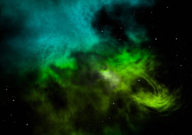 Evrendeki sonsuz uzay alanının küçük bir parçası. Bu görüntünün elementleri NASA tarafından desteklenmektedir .