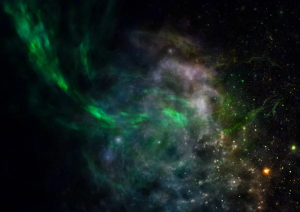 宇宙の無限の星のフィールドの小さな部分 Nasaによって提供されたこの画像の要素 3Dレンダリング — ストック写真