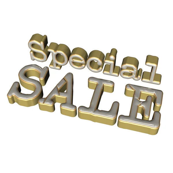 Three-dimensional inscription Special Sale — Stock Photo, Image