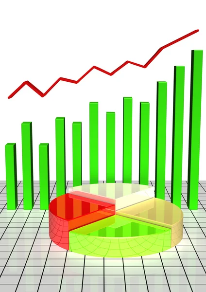 The schedule the histogram showing lifting — Stock Photo, Image