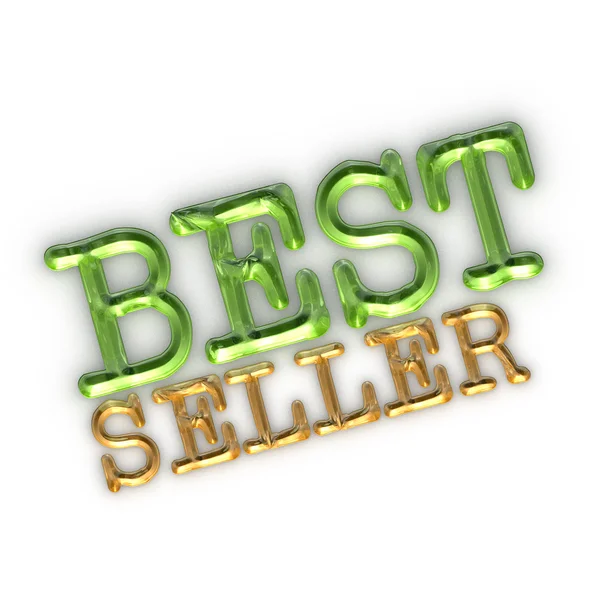 Inscripción tridimensional Best seller — Foto de Stock