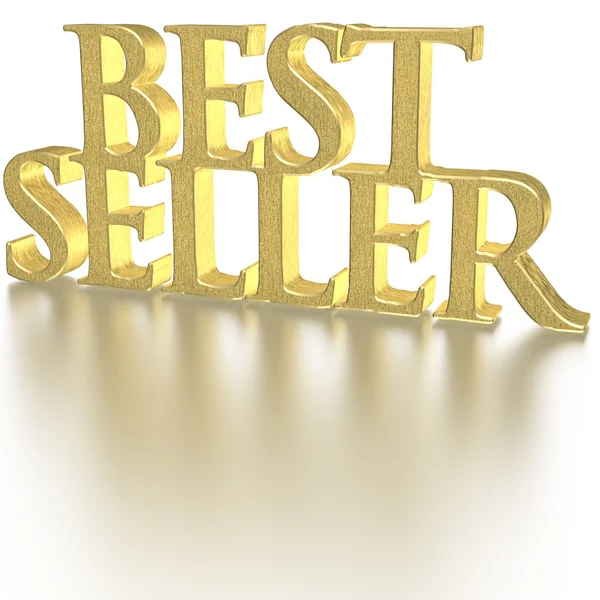 Inscrição tridimensional best seller — Fotografia de Stock