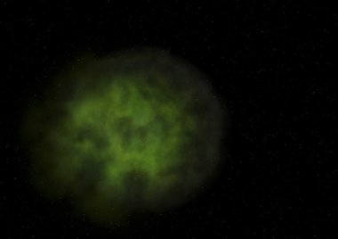 Sonsuz bir yıldız alanının küçük bir parçası