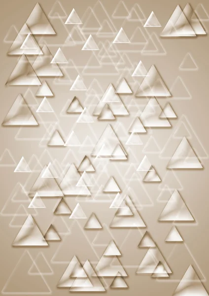 Fundo do conjunto de triângulos brilhantes — Fotografia de Stock
