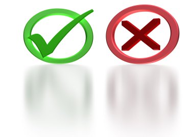 Onay kutusunu ve çapraz 3d