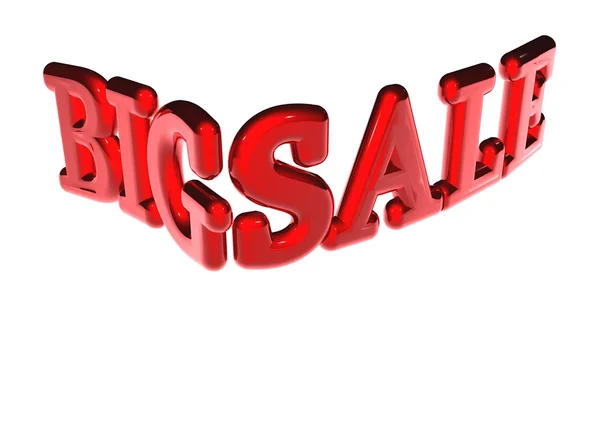 Three-dimensional inscription Big Sale — Stock Photo, Image