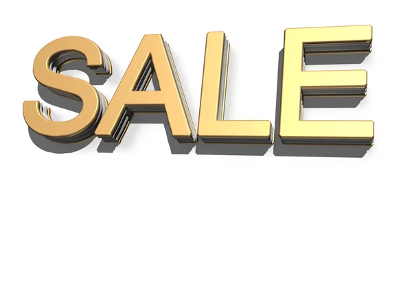 Three-dimensional inscription Sale — Stock Photo, Image