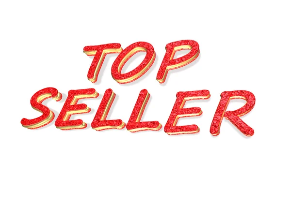 Iscrizione tridimensionale Top seller — Foto Stock