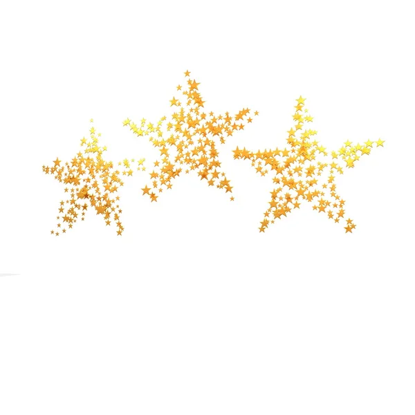 Three big stars — Stock Photo, Image