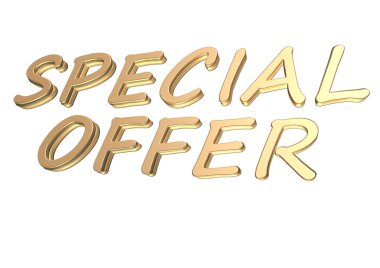 üç boyutlu yazı özel indirim