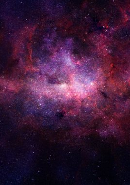 Sonsuz bir yıldız alanının küçük bir parçası