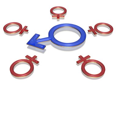 erkek ve dişi işaretleri