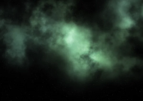 Ruas bintang dalam ruang dan sebuah nebula — Stok Foto