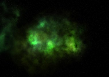 Sonsuz bir yıldız alanının küçük bir parçası