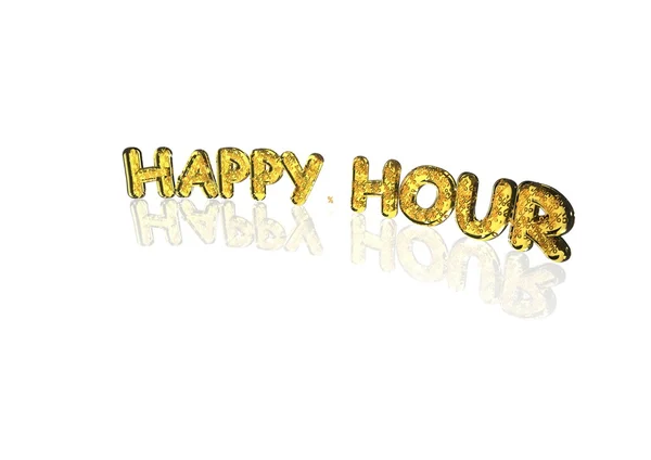 Slovo happy hour z procento symboly. — Stock fotografie