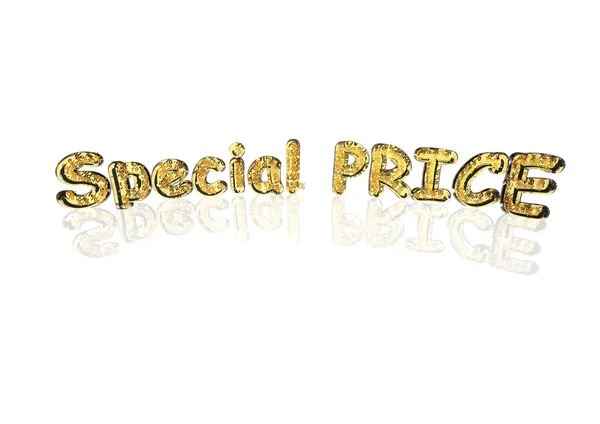 Speciale prijs Word gemaakt van percentage symbolen. — Stockfoto