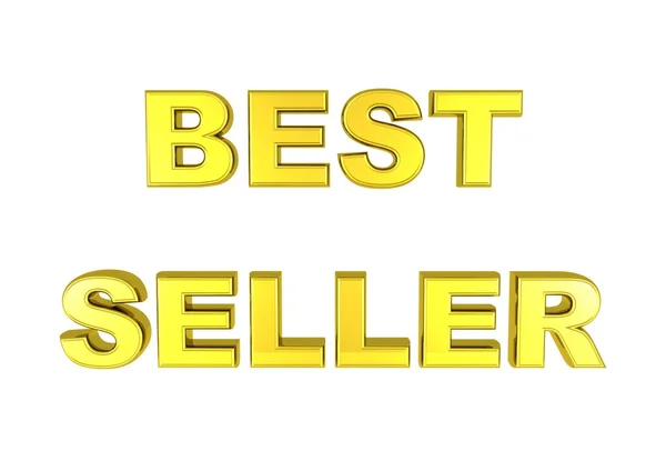 Трехмерная надпись "Лучший продавец" — стоковое фото