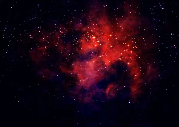 Small part of an infinite star field — Stock Photo, Image