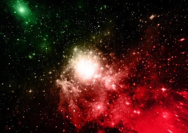 Pequeña parte de un campo estelar infinito — Foto de Stock