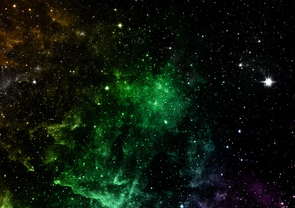 Small part of an infinite star field — Stock Photo, Image