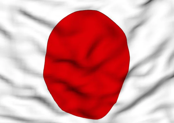A japán zászló képe — Stock Fotó