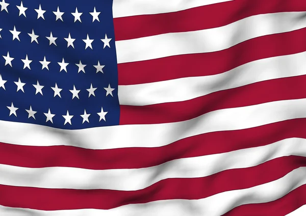 Bild einer Flagge der USA — Stockfoto