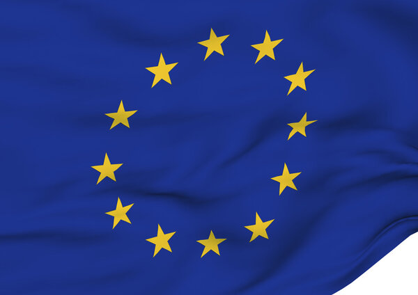 Image of a flag of Europe