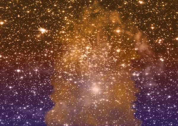 Small part of an infinite star field — Stock Photo, Image