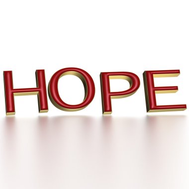 üç boyutlu kelime umut