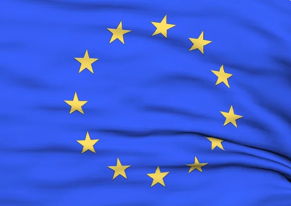 Afbeelding van een vlag van Europa — Stockfoto