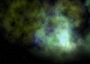 varlık parlıyordu Bulutsusu