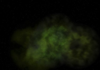 Sonsuz bir yıldız alanının küçük bir parçası