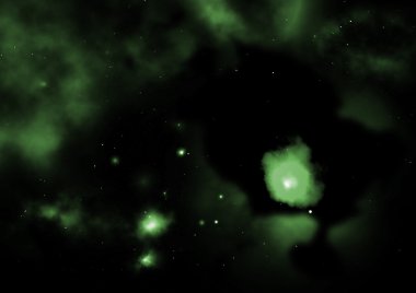 varlık parlıyordu Bulutsusu