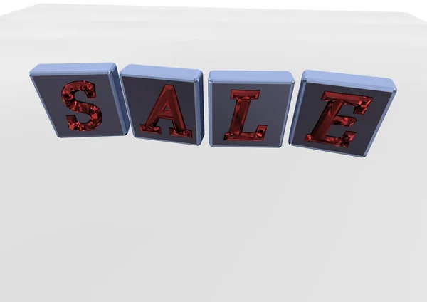 The SALE word made of blocks — Stock Photo, Image