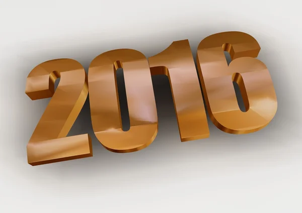 Nový rok 2016 text — Stock fotografie