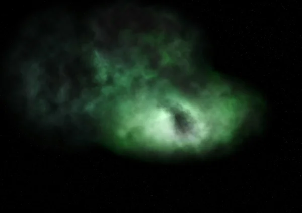 Câmpul stelar în spațiu și o nebuloasă — Fotografie, imagine de stoc