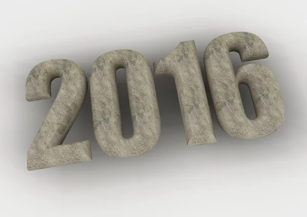 Текст Нового 2016 року — стокове фото