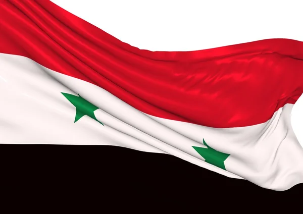 Image d'un drapeau syrien — Photo