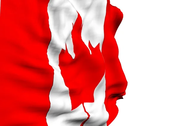 Wizerunek flagi z Kanada — Zdjęcie stockowe