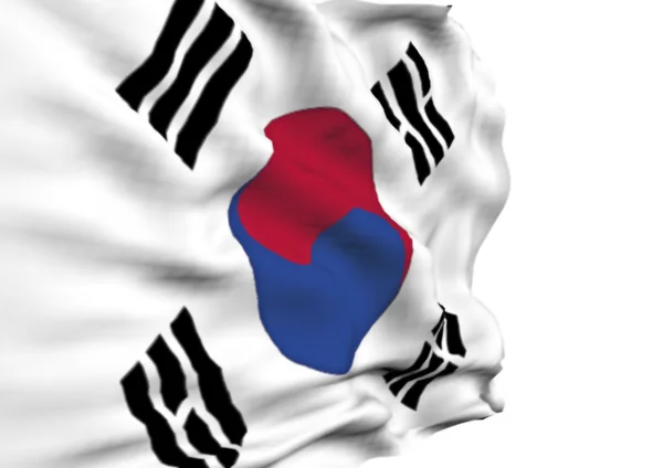 Image of a flag of Korea — Stock Photo, Image