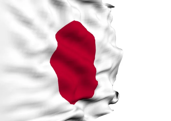 Immagine di una bandiera del Giappone — Foto Stock