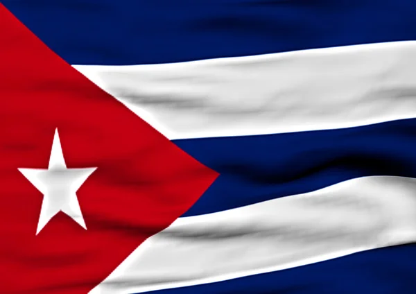 Imagen de una bandera de Cuba — Foto de Stock