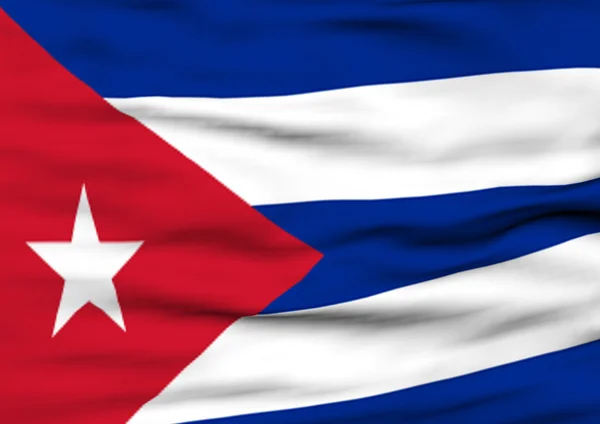 Afbeelding van een vlag van Cuba — Stockfoto