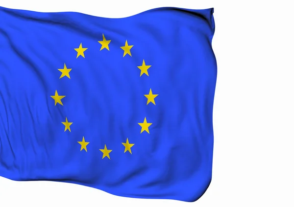 Afbeelding van een vlag van Europa — Stockfoto